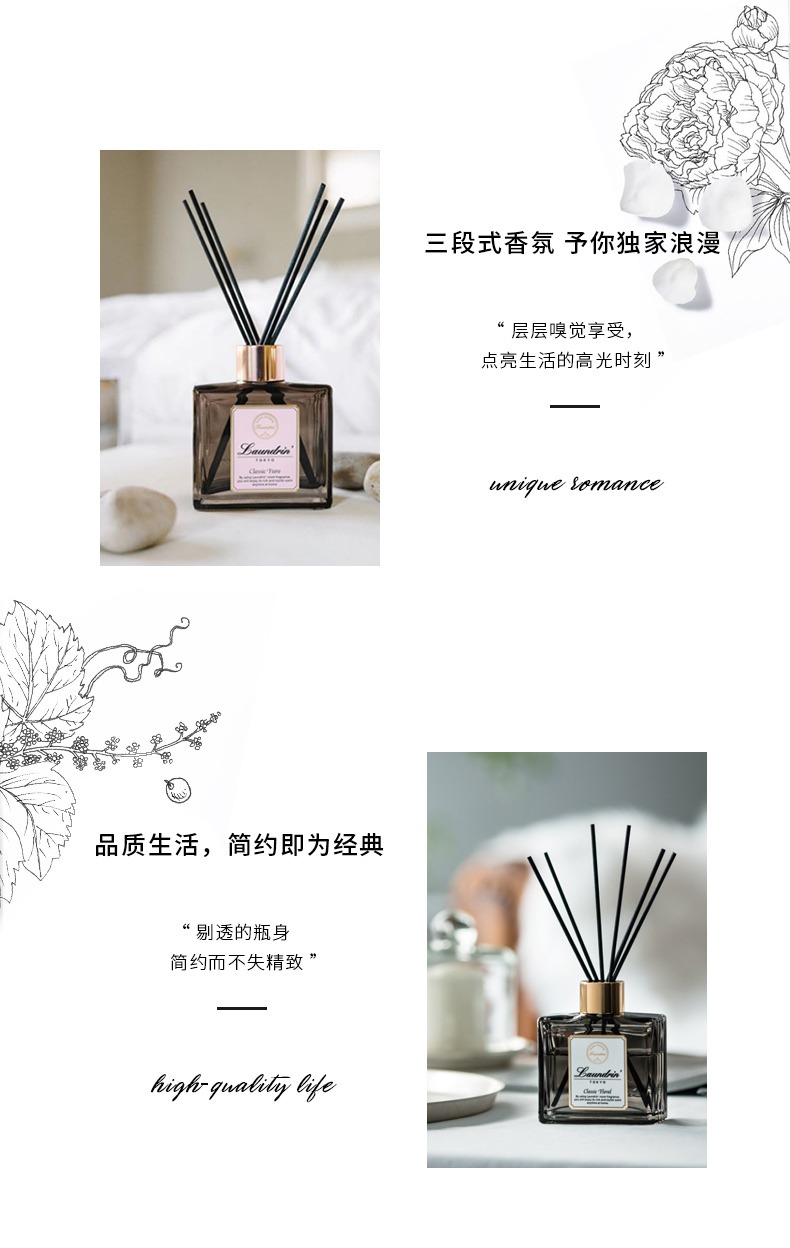 Laundrin/朗德林无火藤条香薰