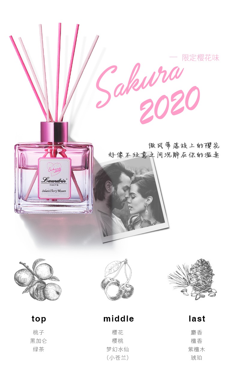 Laundrin/朗德林无火藤条香薰