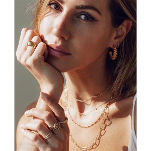 妙可颂牛角面包耳环自制款麻花耳钉法式造型必备单品