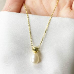 qimiao-香水瓶珍珠项链