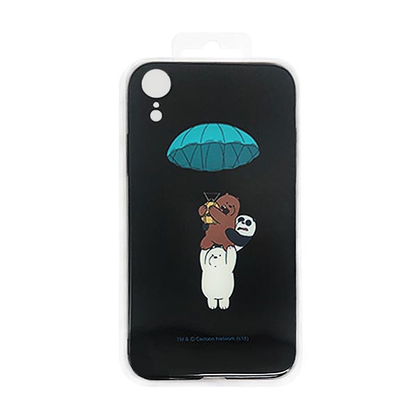 MINISO 名创优品 We Bare Bears熊熊三贱客iPhone XR彩绘PC手机壳