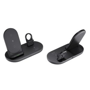 Product_奇妙_AUKEY 3-in-1 Wireless Charging Station (Black)