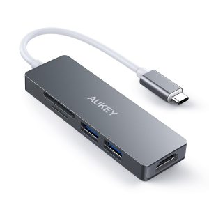 Product_奇妙_AUKEY 5 Port USB C Hub (Space Grey)