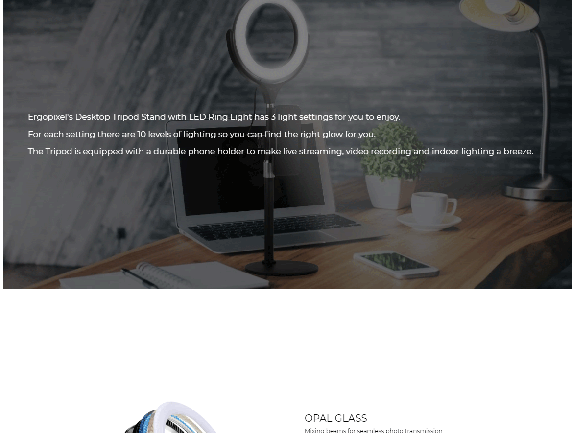 Product_奇妙_Ergopixel-Desktop-Tripod-Stand-With-LED-Ring-Light---Black
