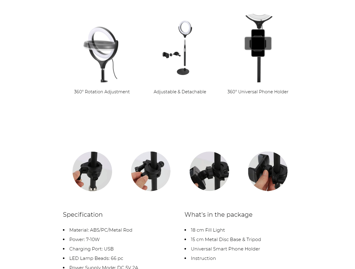Product_奇妙_Ergopixel-Desktop-Tripod-Stand-With-LED-Ring-Light---Black