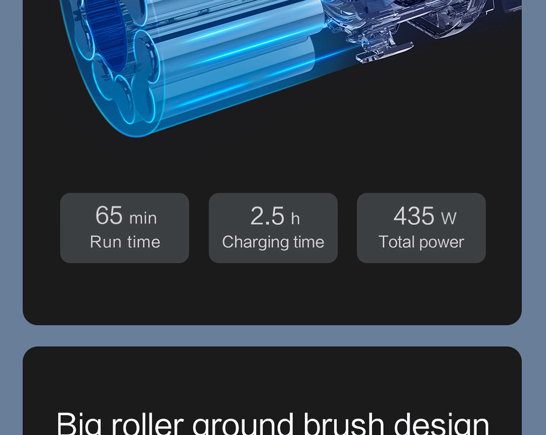 products_奇妙_Roidmi X20 Cordless Vacuum Cleaner