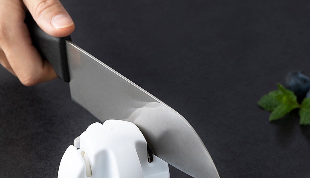 product- Mini Double-Wheel Knife Sharpener