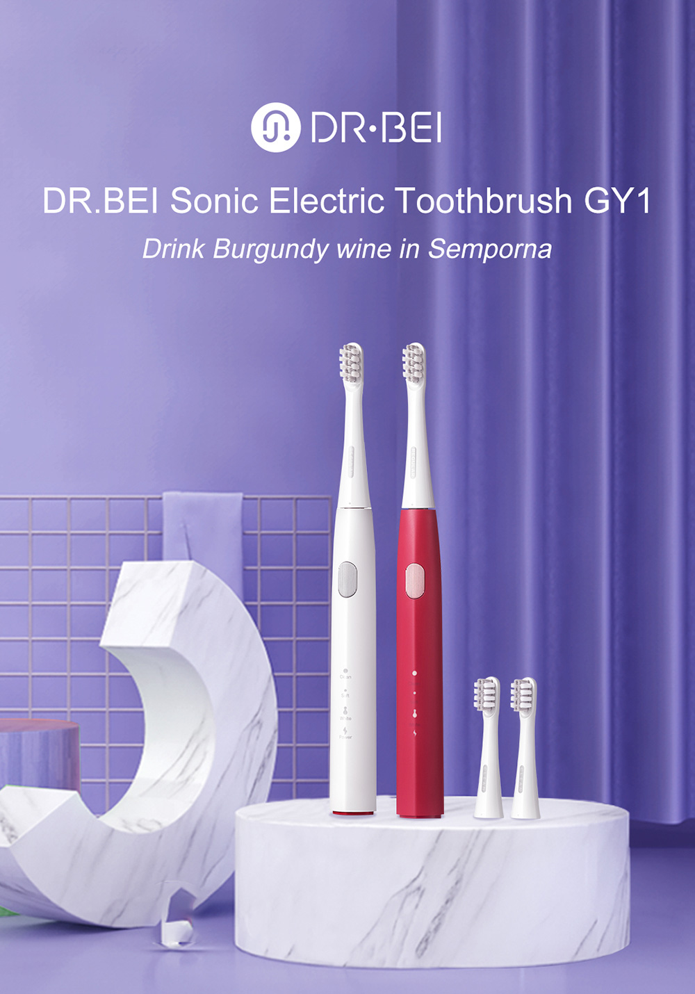 product-DR.BEI GY1 Sonic Electric Toothbrush