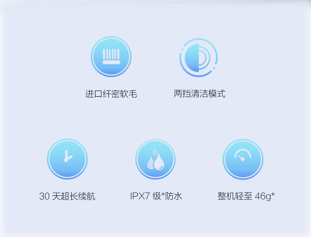 小米米家声波电动牙刷T100